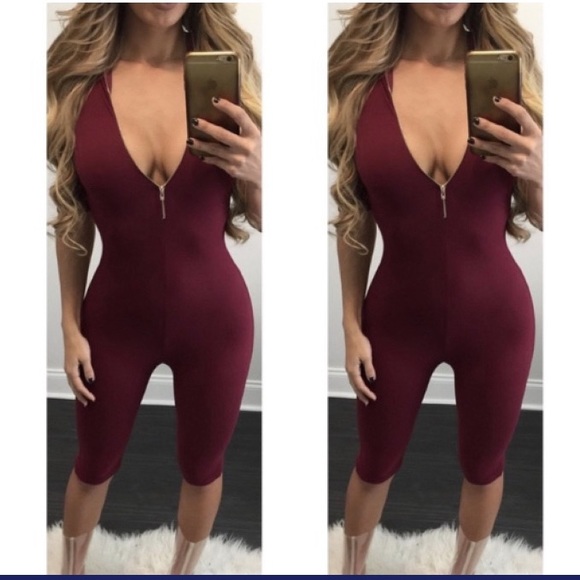 Red Jumpsuit - Picture 3 of 7